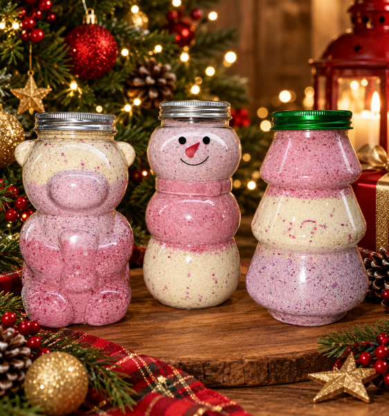 Bath Fizzy Christmas Bottles