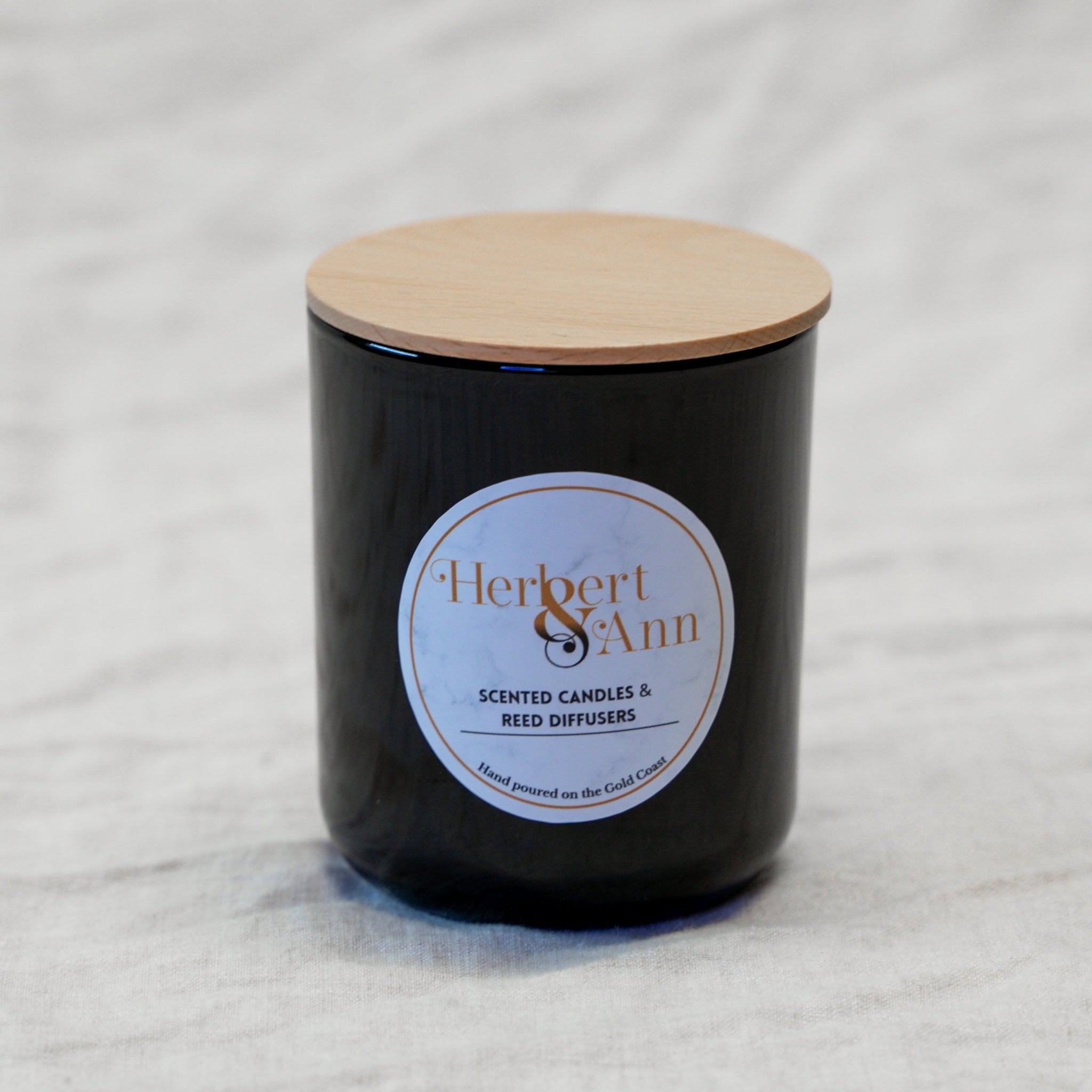 Large Cambridge Black Candle
