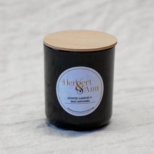 Large Cambridge Black Candle